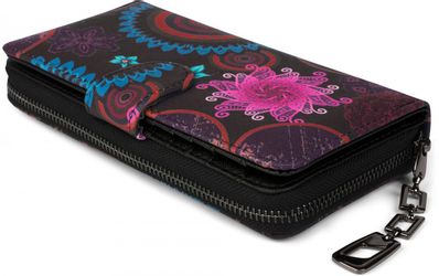 styleBREAKER Geldbörse Geldbörse mit Ethno Blumen günstig online kaufen
