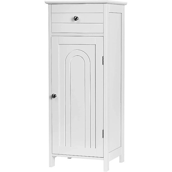 Costway Badezimmerschrank Schmal Weiß 35 x 30 x 88 cm günstig online kaufen