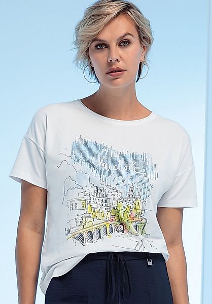 bianca Kurzarmshirt JULIE mit 'la dolce vita' Front-Print günstig online kaufen