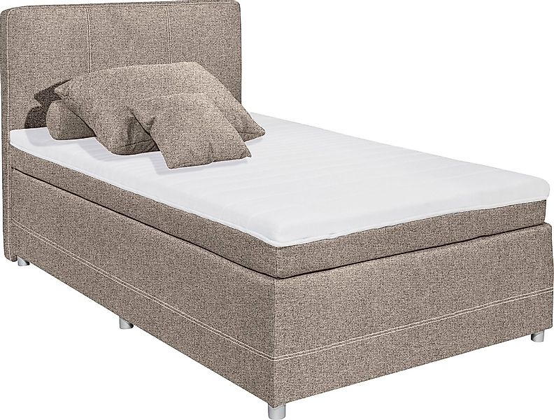 ED EXCITING DESIGN Boxspringbett "Luanda", wahlweise mit Matratze und Toppe günstig online kaufen