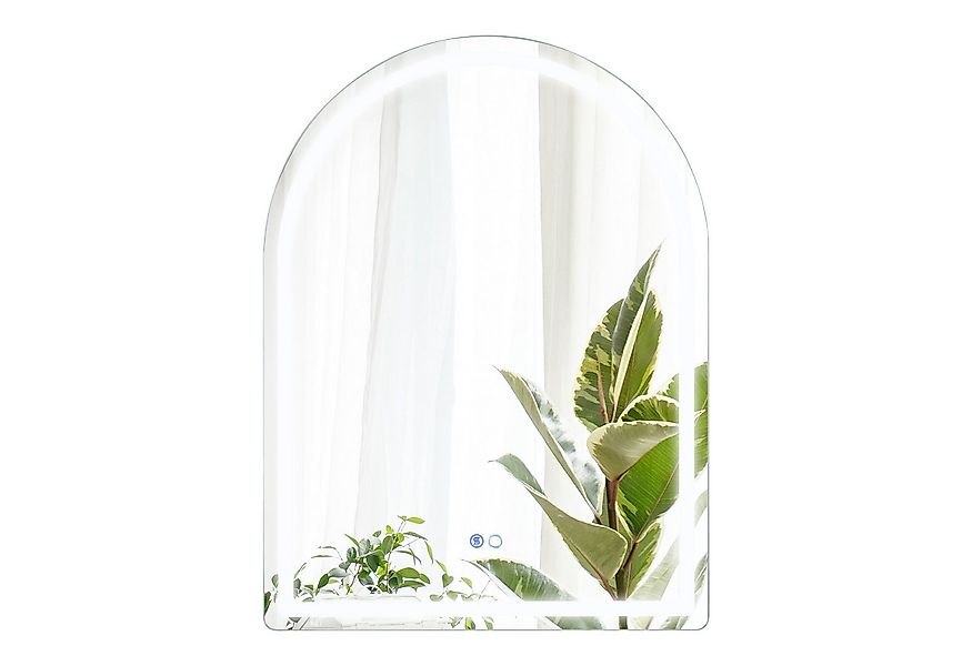 COSTWAY Badspiegel, mit Doppelte LED-Lichtquellen, Memory-Funktion, dimmbar günstig online kaufen