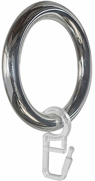GARESA Gardinenring "Kunststoffring mit Haken" für Durchmesser bis 28mm, ei günstig online kaufen