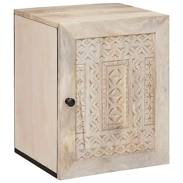 vidaXL Badezimmerschrank mit Tür Weiß 38 x 33 x 48 cm Holzwerkstoff 4018136 günstig online kaufen