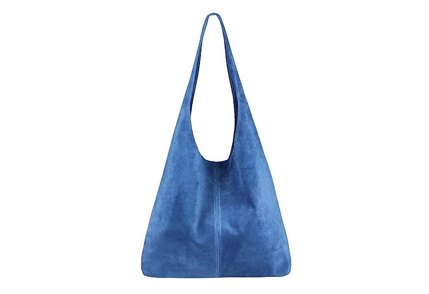 ITALYSHOP24 Schultertasche Made in Italy Damen Leder Wildleder Tasche Umhän günstig online kaufen