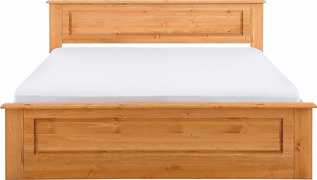 OTTO home Massivholzbett "Madrid, Landhausstil, hohe Belastbarkeit" Breite/ günstig online kaufen