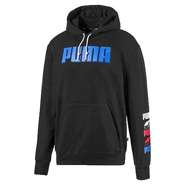 Puma Rebel Bold Track Kapuzenpullover M Puma Black / Palace Blue günstig online kaufen