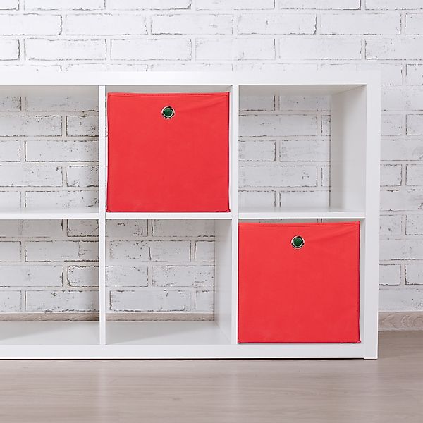 relaxdays Aufbewahrungsbox 4 x Aufbewahrungsbox Stoff günstig online kaufen