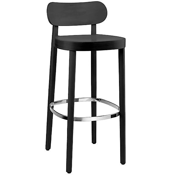 THONET 118 MH Barhocker | Muldensitz | Buche gebeizt schwarz günstig online kaufen