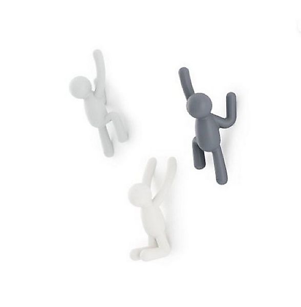 Umbra Garderobenhaken Buddy 3er Set grau günstig online kaufen