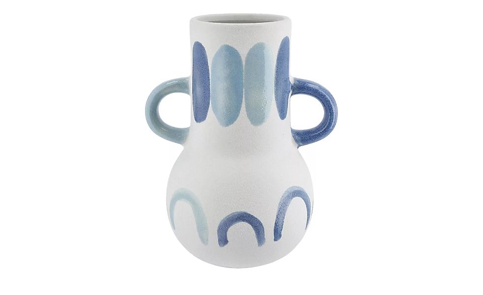 Vase ¦ blau ¦ Steingut ¦ Maße (cm): H: 20  Ø: 15 Accessoires > Vasen - Höff günstig online kaufen