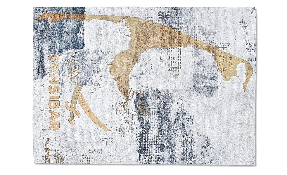 Sansibar Teppich "Keitum 012" rechteckig 3 mm Höhe Flachgewebe, modernes De günstig online kaufen