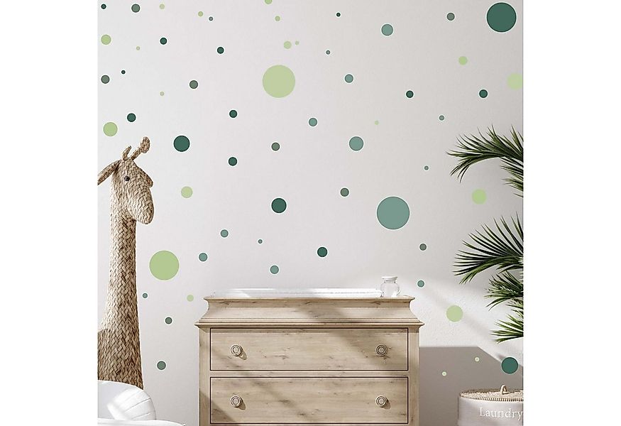 WANDKIND Wandsticker Kreis Set Aufkleber 60 Stück V336, wieder ablösbar günstig online kaufen