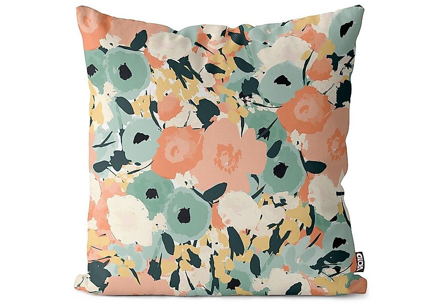 VOID Kissenbezug, (1 Stück), Abstraktes Blumenmuster Blumen Design retro fl günstig online kaufen
