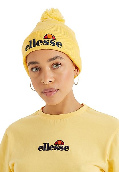 Ellesse Mütze VELLY POM POM BEANIE Yellow Gelb günstig online kaufen