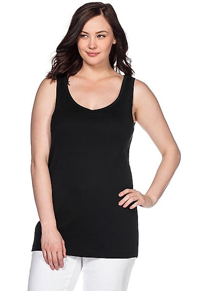 Sheego Shirttop Tanktop Ärmellos günstig online kaufen