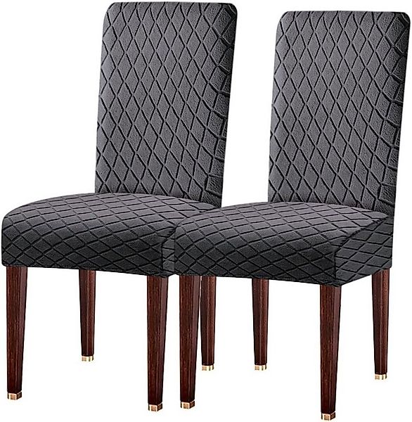 Coonoor Sitzflächenhusse 2/4/6er Set Stretch Stuhlhussen für Esszimmerstühl günstig online kaufen
