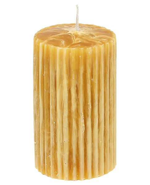 Steinhart Kerzen Bienenwachskerze 100% Bienenwachs Rillenstumpen günstig online kaufen