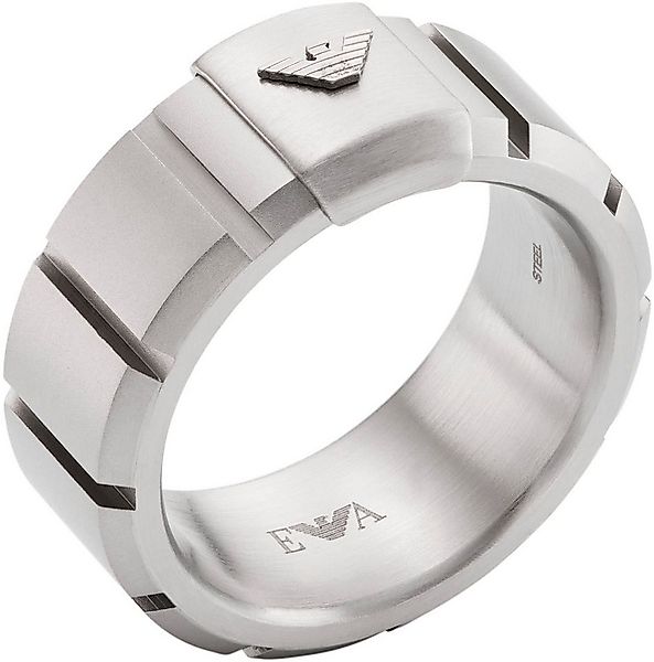 Emporio Armani Fingerring Schmuck Geschenk Edelstahl Ring EAGLE LOGO günstig online kaufen