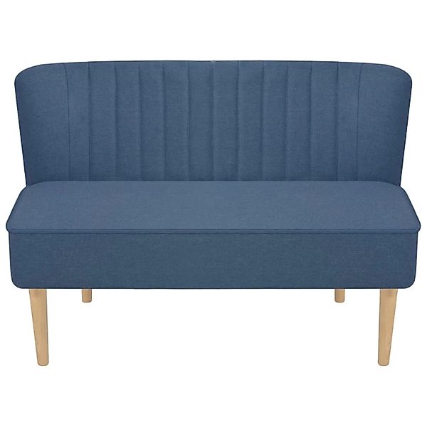 vidaXL Sofa Stoff 117 x 55,5 x 77 cm Blau günstig online kaufen