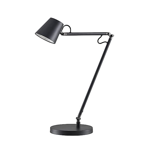 Lucande LED Tischlampe Tarris 9627051 Dimmbar Modern in Schwarz aus Metall günstig online kaufen
