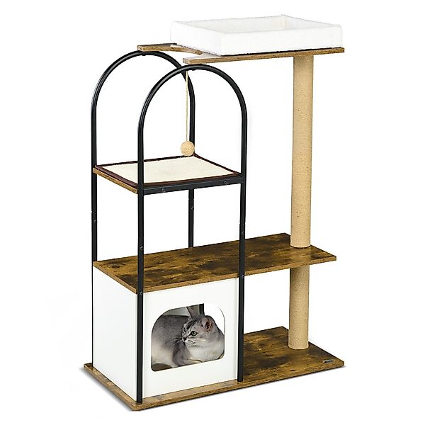 PawHut Kratzbaum 118,5 cm Katzenbaum mit günstig online kaufen