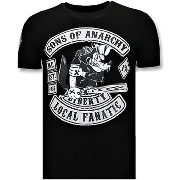 Local Fanatic  T-Shirt Mit Aufdruck Sons Of Anarchy MC günstig online kaufen