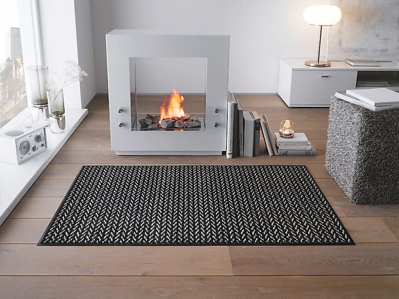 wash+dry by Kleen-Tex Teppich "Duo Pepper" rutschhemmend, In- und Outdoor g günstig online kaufen