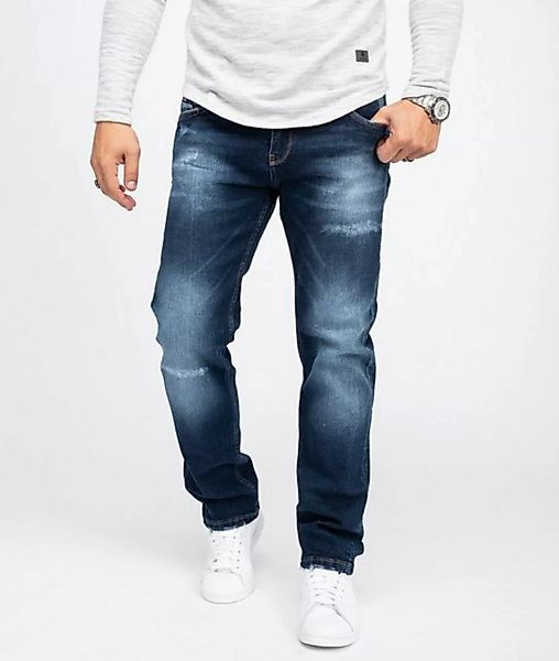 Rock Creek Regular-fit-Jeans Herren Jeans Stonewashed Denim RC-3103 günstig online kaufen