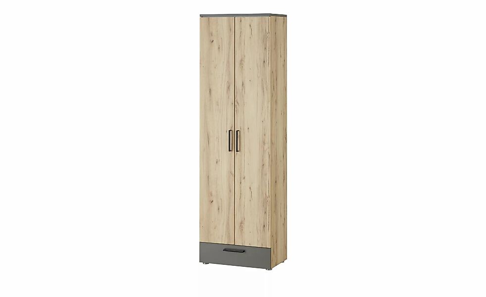 Garderobenschrank  Odessa ¦ holzfarben ¦ Maße (cm): B: 60 H: 200 T: 38.0 Sc günstig online kaufen