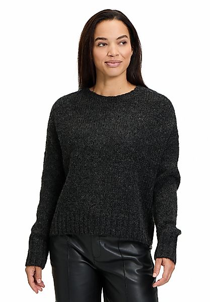 Cartoon Strickpullover "Damen mit Rundhalsausschnitt", 1 Stk. Rippbündchen günstig online kaufen