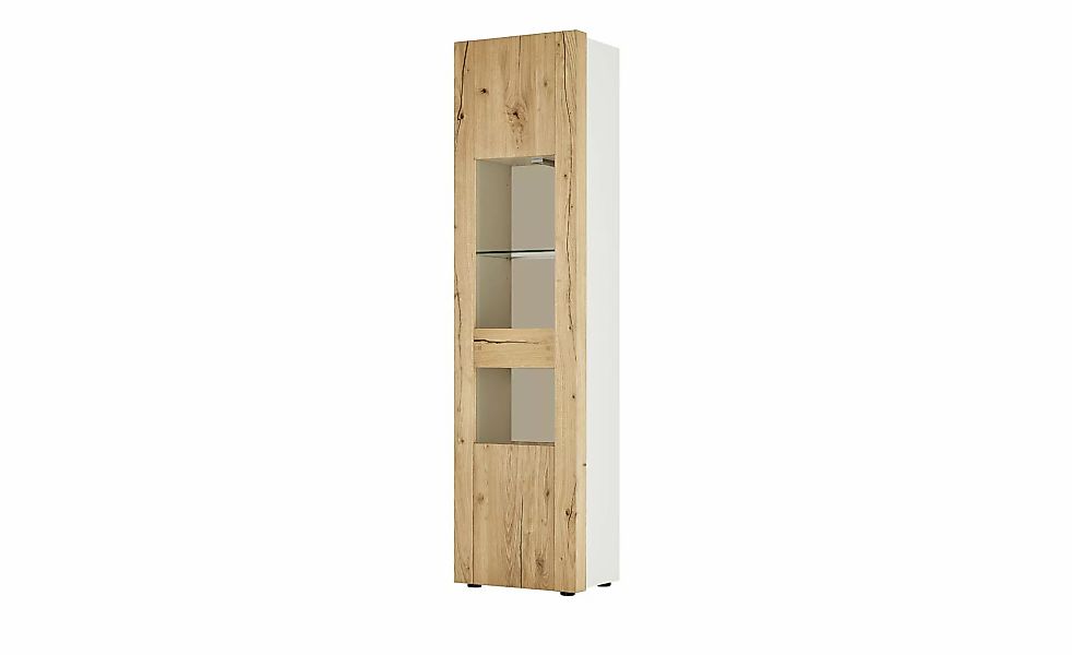 Vitrine  Light Line 6 ¦ holzfarben ¦ Maße (cm): B: 53 H: 204 T: 40.0 Schrän günstig online kaufen