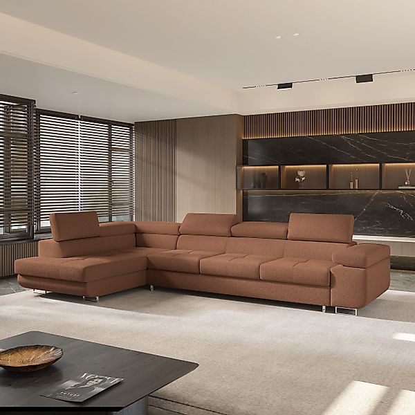 Masseno Ecksofa VICENTE mit Schlaffunktion L-Form, günstig online kaufen