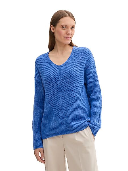 TOM TAILOR Strickpullover mit V-Ausschnitt günstig online kaufen