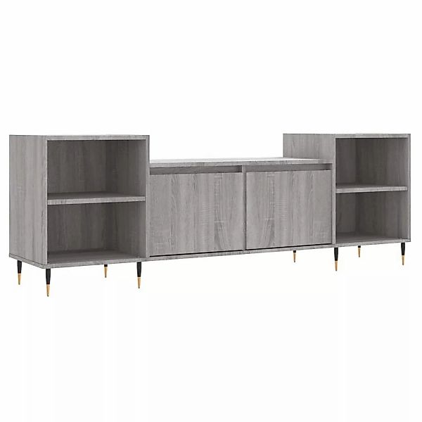 vidaXL TV-Schrank Grau Sonoma 160x35x55 cm Holzwerkstoff  Modell 3 günstig online kaufen
