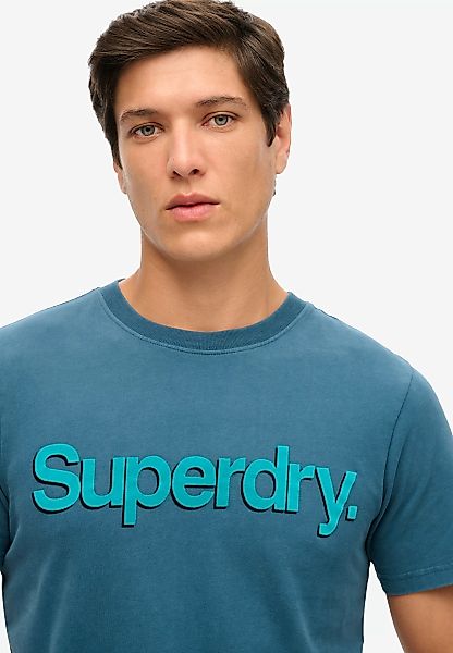 Superdry Rundhalsshirt "CLASSIC CORE LOGO SHADOW TEE" günstig online kaufen