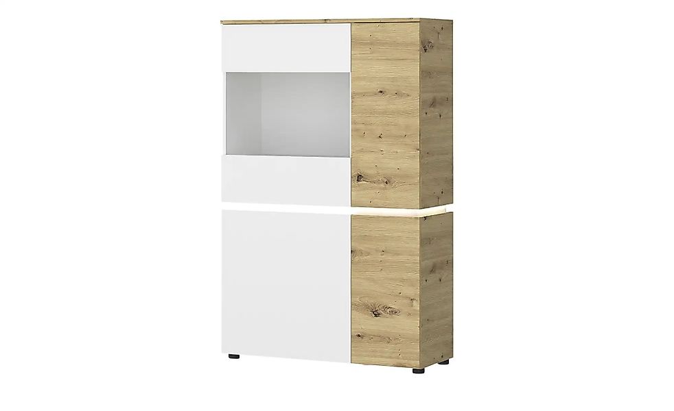 Vitrine Soft-Close Luci ¦ weiß ¦ Maße (cm): B: 91 H: 146 T: 40.0 Schränke > günstig online kaufen