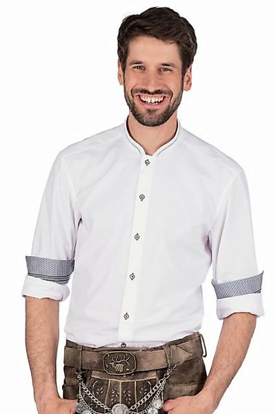 Spieth & Wensky Trachtenhemd Trachtenhemd - BRAMBACH - weiß/nuss, weiß/stah günstig online kaufen