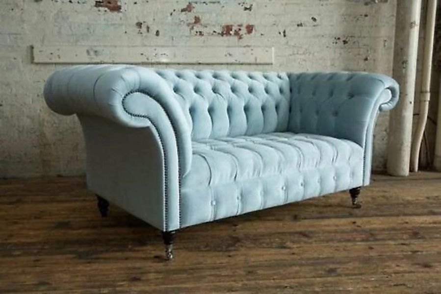 JVmoebel Sofa Chesterfield Leder Couch Sofa 2 Sitzer Sofas Design Luxus, Ma günstig online kaufen