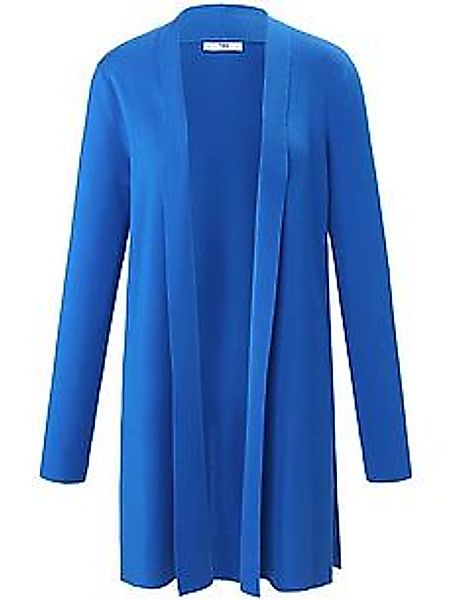 Long-Strickjacke Peter Hahn blau günstig online kaufen
