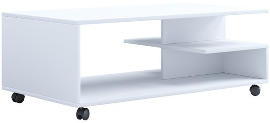 VCM Couchtisch Holz Sofatisch Couchtisch Rollen günstig online kaufen