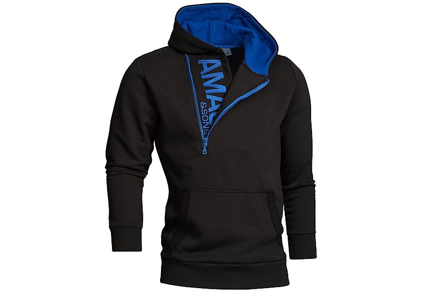 Amaci&Sons Kapuzenpullover HUNTSVILLE Kapuzenpullover Herren Zipper Pullove günstig online kaufen
