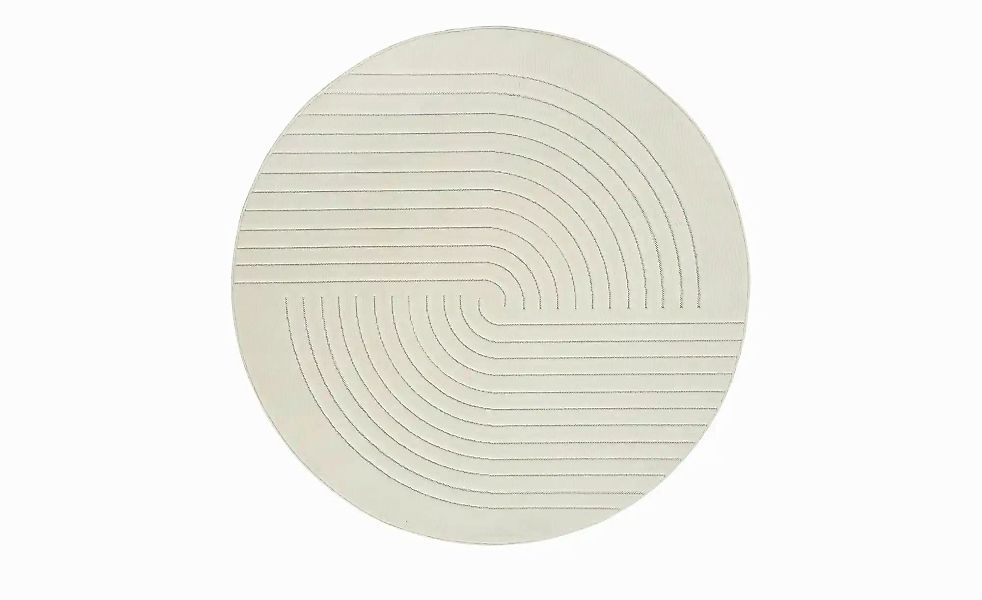 Webteppich  La Palma ¦ creme ¦ Synthetische Fasern Ø: 120 Teppiche > Wohnte günstig online kaufen