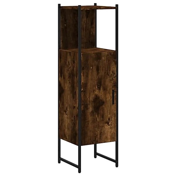 vidaXL Badschrank Räuchereiche 33x33x120,5 cm Holzwerkstoff 842468 günstig online kaufen