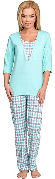 Be Mammy Umstandspyjama Damen Schlafanzug Stillpyjama günstig online kaufen