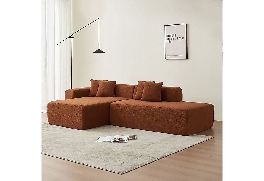 SANODESK Ecksofa Modulares Ecksofa in L-Form mit Liege – 5-Sitzer Sofa aus günstig online kaufen