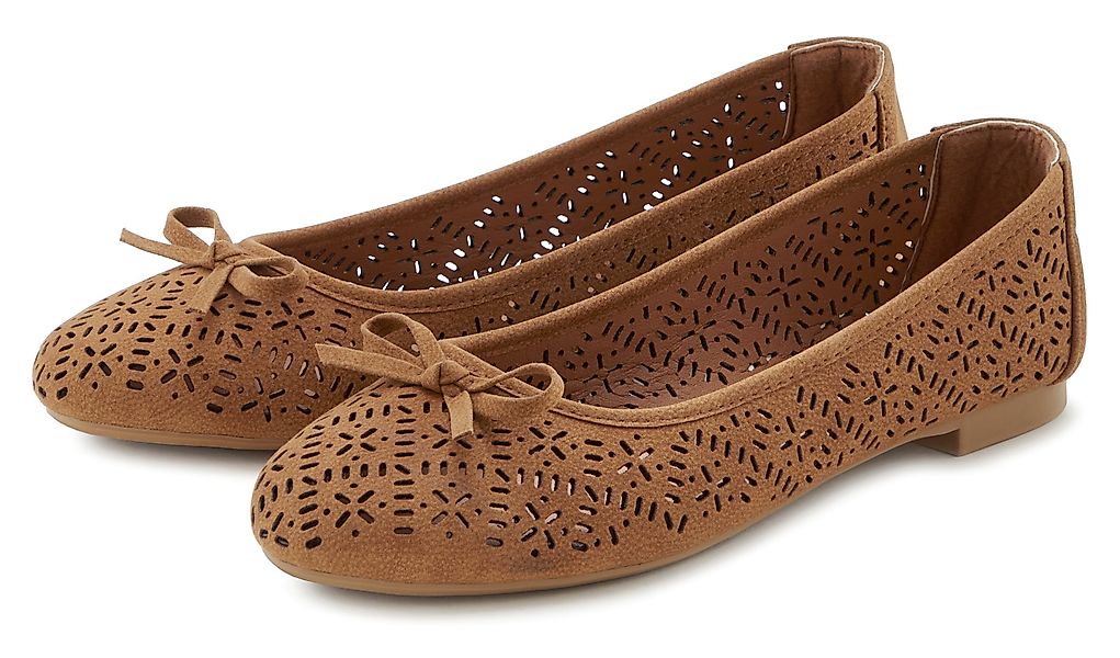 LASCANA Ballerina Freizeitschuh, Slipper, Halbschuh mit günstig online kaufen