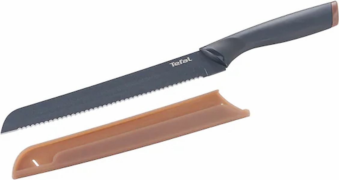 Tefal Brotmesser »Fresh Kitchen« 20 cm, Klingen aus rostfreiem Stahl, Titan günstig online kaufen