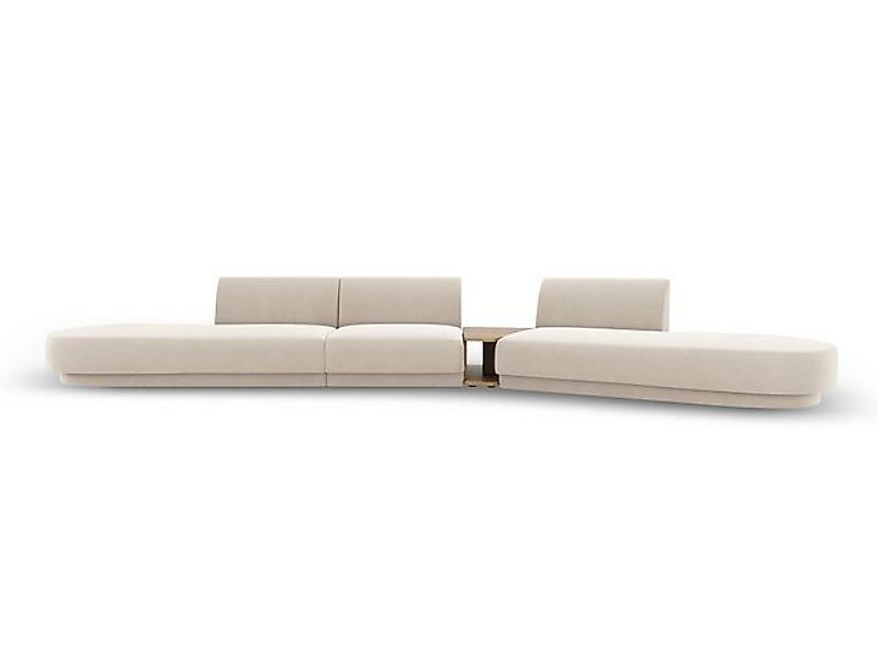 Micadoni Sofa Miley, modular 5-Sitzer ohne Armlehnen günstig online kaufen