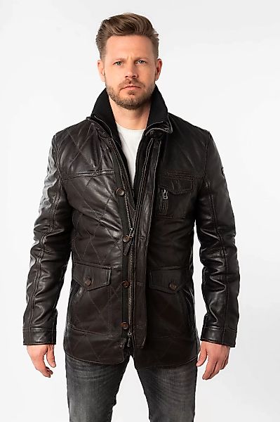 Mauritius Lederjacke "MMCassimo", mit Stehkragen, gesteppt günstig online kaufen