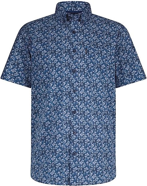 State Of Art Short Sleeve Hemd Leafs Navy - Größe 3XL günstig online kaufen